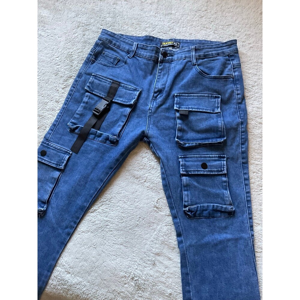 Oufrey Fashion Jeans Joggers Type Cargo Cult Skinny Pants Cotton Xl 36 skater